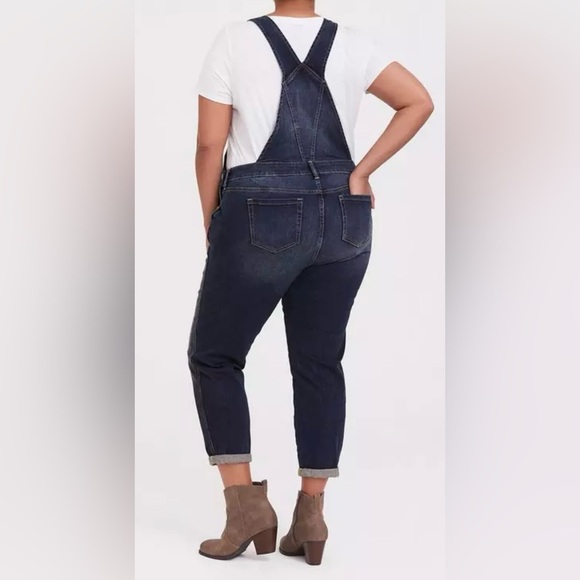 TORRID Denim Overalls Jeans Size 12 - Picture 6 of 9